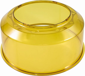 Upgraded Power Dome Replacement for NuWave Oven Pro Plus and for Elite Oven, Impact and Heat Resistant Transparent Amber Plastic Hood Cover, Easy to Clean Oven Dome