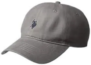U.S. Polo Assn. Small Polo Pony Logo Baseball Hat, 100% Cotton, Adjustable Cap