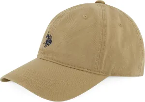 U.S. Polo Assn. Small Polo Pony Logo Baseball Hat, 100% Cotton, Adjustable Cap