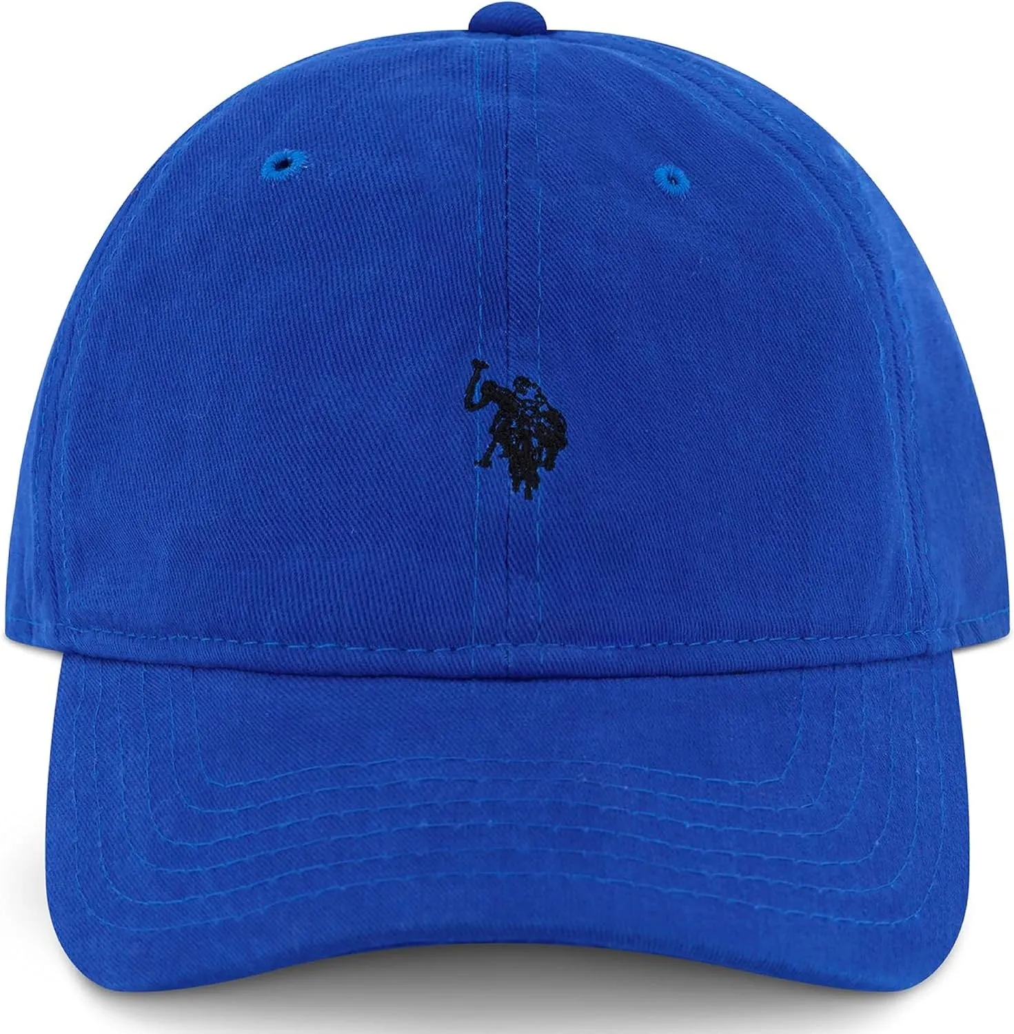 U.S. Polo Assn. Small Polo Pony Logo Baseball Hat, 100% Cotton, Adjustable Cap