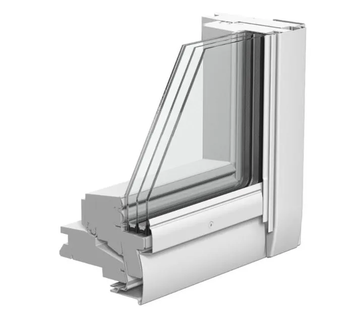 VELUX GGU UK04 0068 Triple Glazed Rain Noise Reduction White Polyurethane Centre-Pivot Roof Window (134 x 98 cm)