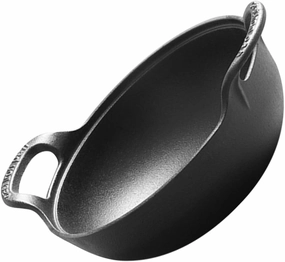 VICASKY Pans Cast Iron Skillet Saucepan Cooking Boiler for Outdoor Camping Pot