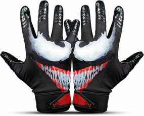 Villain Football Gloves - Enhanced Grip, Lightweight Performance Gloves for Receiver & Lineman – Perfect for Youth & Adults in All Weather Conditions (Multiple Colors & Sizes) (Adult Sizes)