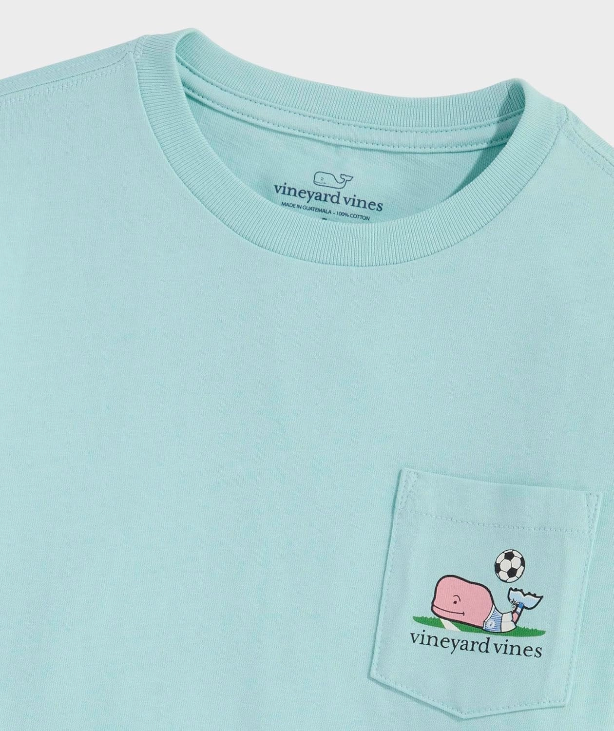 vineyard vines Boys' Soccer Ball Toss Whale Short-Sleeve Pocket Tee