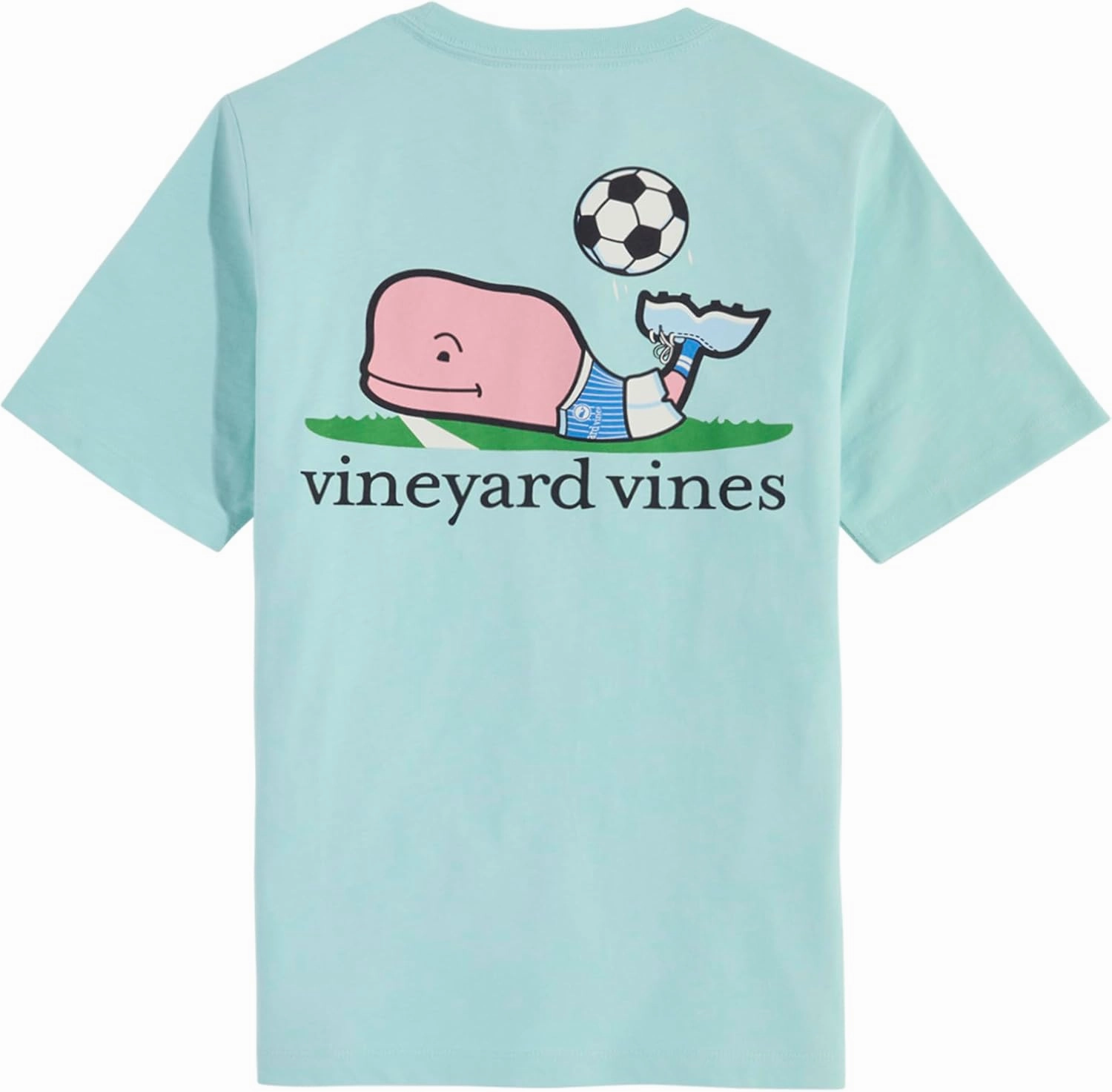 vineyard vines Boys' Soccer Ball Toss Whale Short-Sleeve Pocket Tee