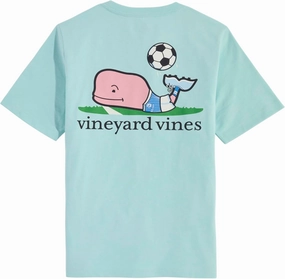 vineyard vines Boys' Soccer Ball Toss Whale Short-Sleeve Pocket Tee