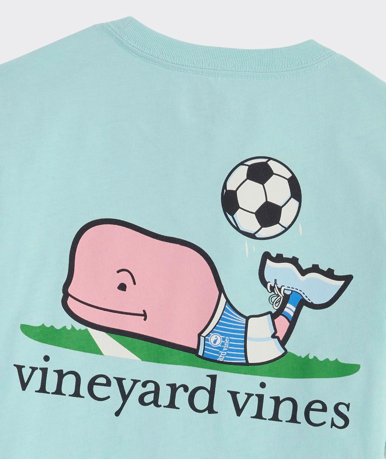 vineyard vines Boys' Soccer Ball Toss Whale Short-Sleeve Pocket Tee