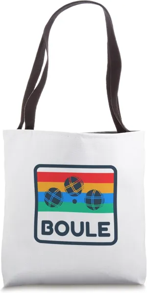 Vintage Boule Sport Design Retro Boule Club Tote Bag