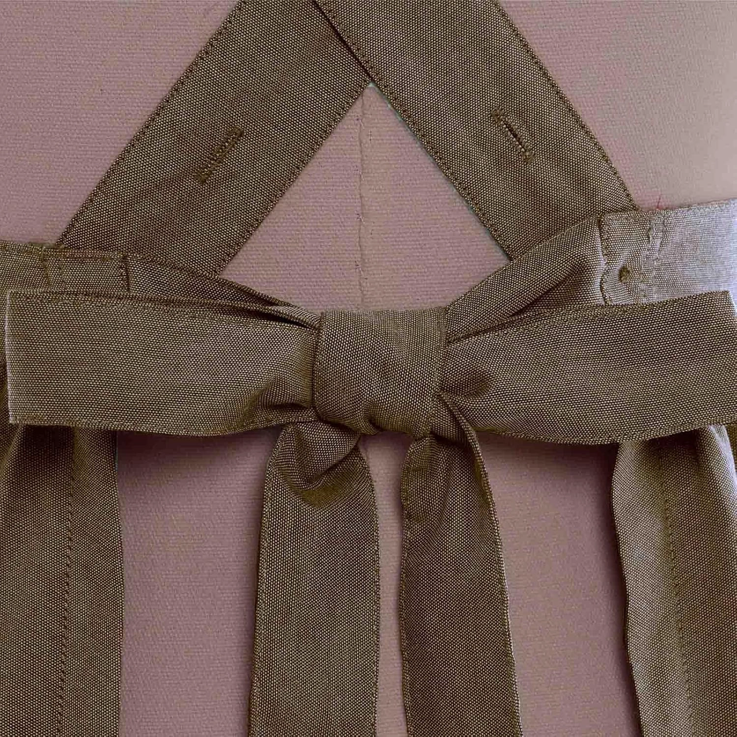 Vintage Ruffle Apron for Women Cross Back Garden Cooking Aprons