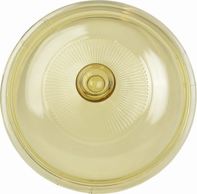 Visions 1.5 Quart Amber Glass Lid Cover