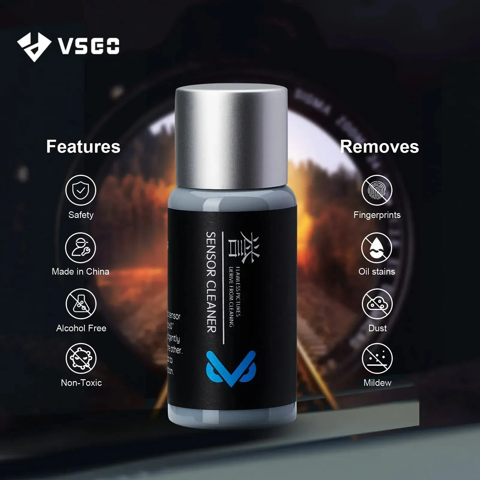 VSGO 13-in-1 Full Frame Camera Sensor Cleaning Kit