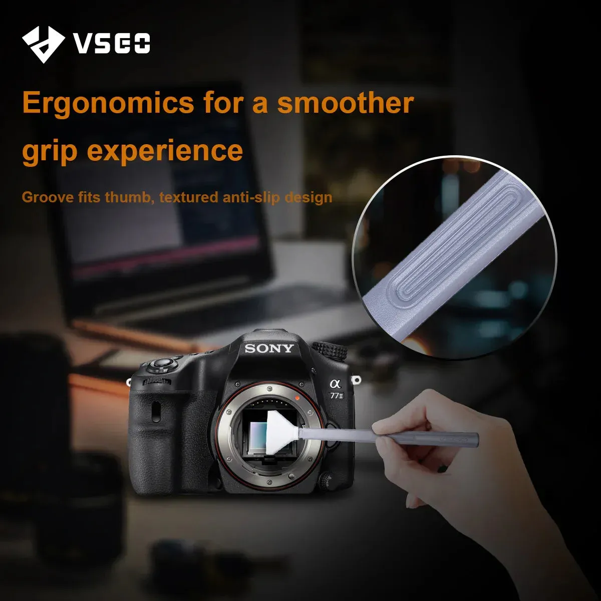 VSGO Full-Frame Sensor Cleaning Swabs - 24mmx24pcs