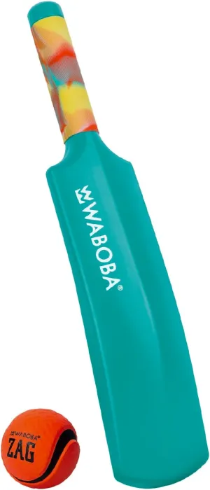 Waboba Mini Cracket Set - Mini Cracket Bat with Zag Ball for Water Baseball