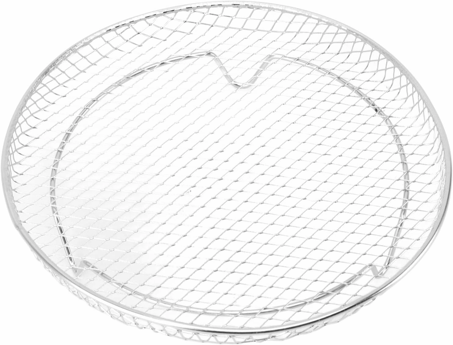 WALFRONT Food Grade Stainless Steel Fryer Racks Versatile Design for Cosori Vortex 3PCS Fryer Basket Tray (Round)
