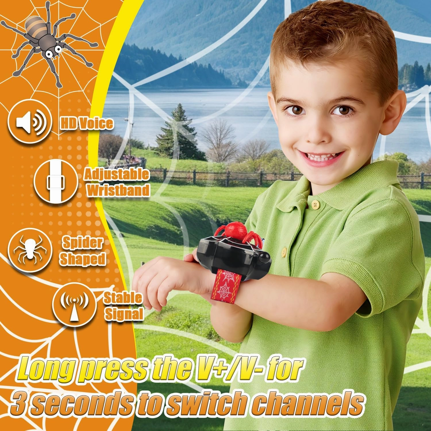 Walkie Talkies for Kids Boys Toys Ages for 4-6 6-8 Long Range 2 Way Radio Outdoor Games Kid Toys for 3 4 5 6 7 8 9 10 3-12 Year Old Boy Birthday Gift Halloween Christmas Stocking Stuffers 2 Pack