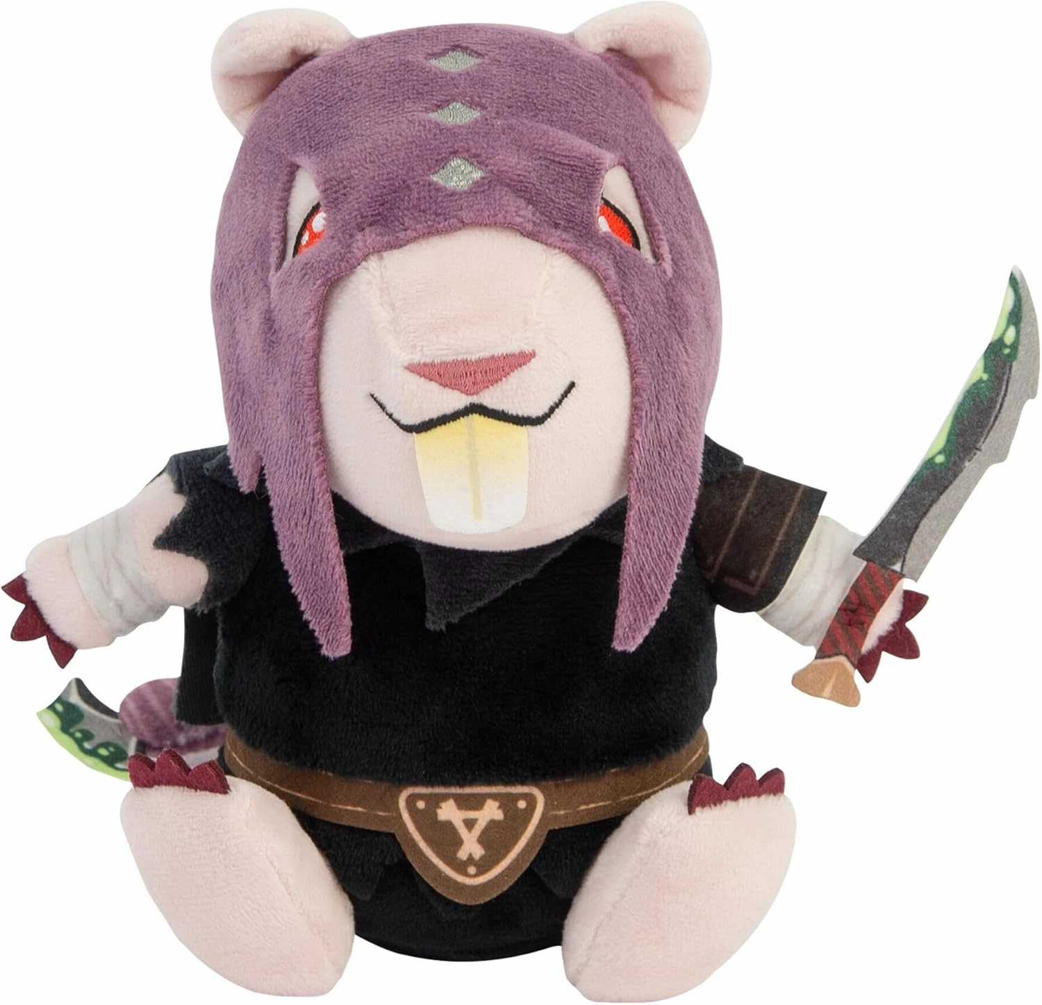Warhammer Age of Sigmar Collectible Plushies - Skaven Deathmaster Plushie - Officially Licensed Small Stuffed Animals of Warhammer Miniatures - Game Room Decor - 6 Inch - Ages 12 Years and Up