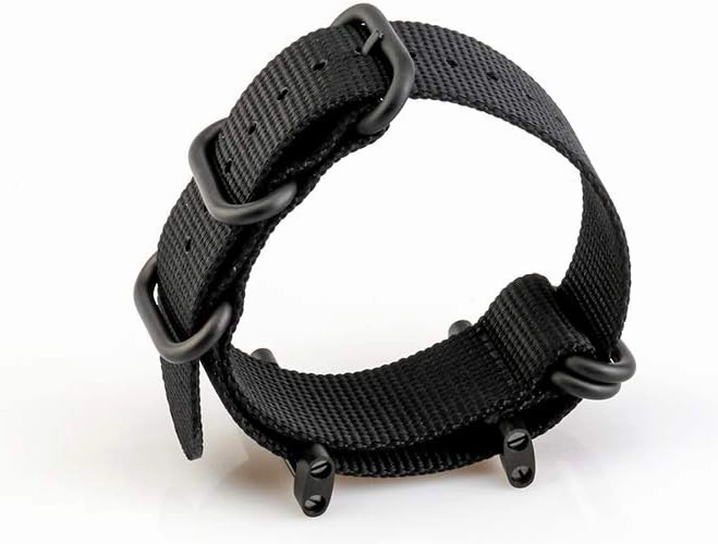 Watch Bands Compatible with Suunto Core, Military Woven Nylon Replacement Wrist Straps with Black Metal Buckle for Suunto Core Smart Watch Band