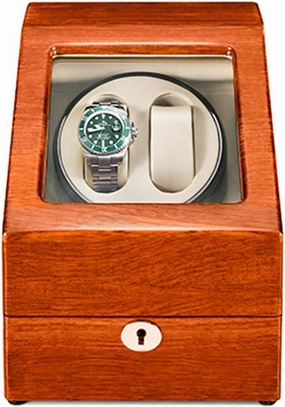 Watch Display Box Solid Wood Automatic Watch Winder Storage Box For 2 0/2 3 Watches,Watch Winder Display Box With Quiet Motors And Flexible Watch PillowRosewood white-2 3