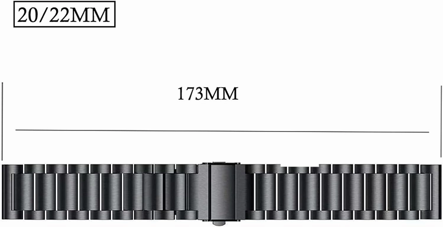 Watch Strap Quick Release Watch Strap Suitable For 20mm Metal Stainless Steel Wristband Accessories