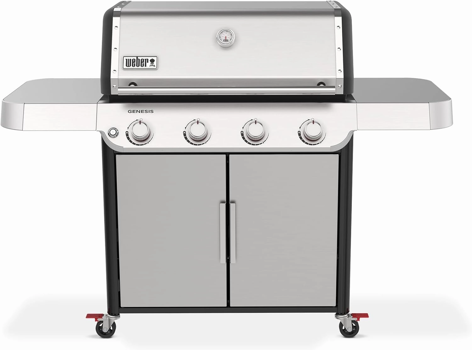 Weber Genesis S-415 Liquid Propane Gas Grill, Stainless Steel