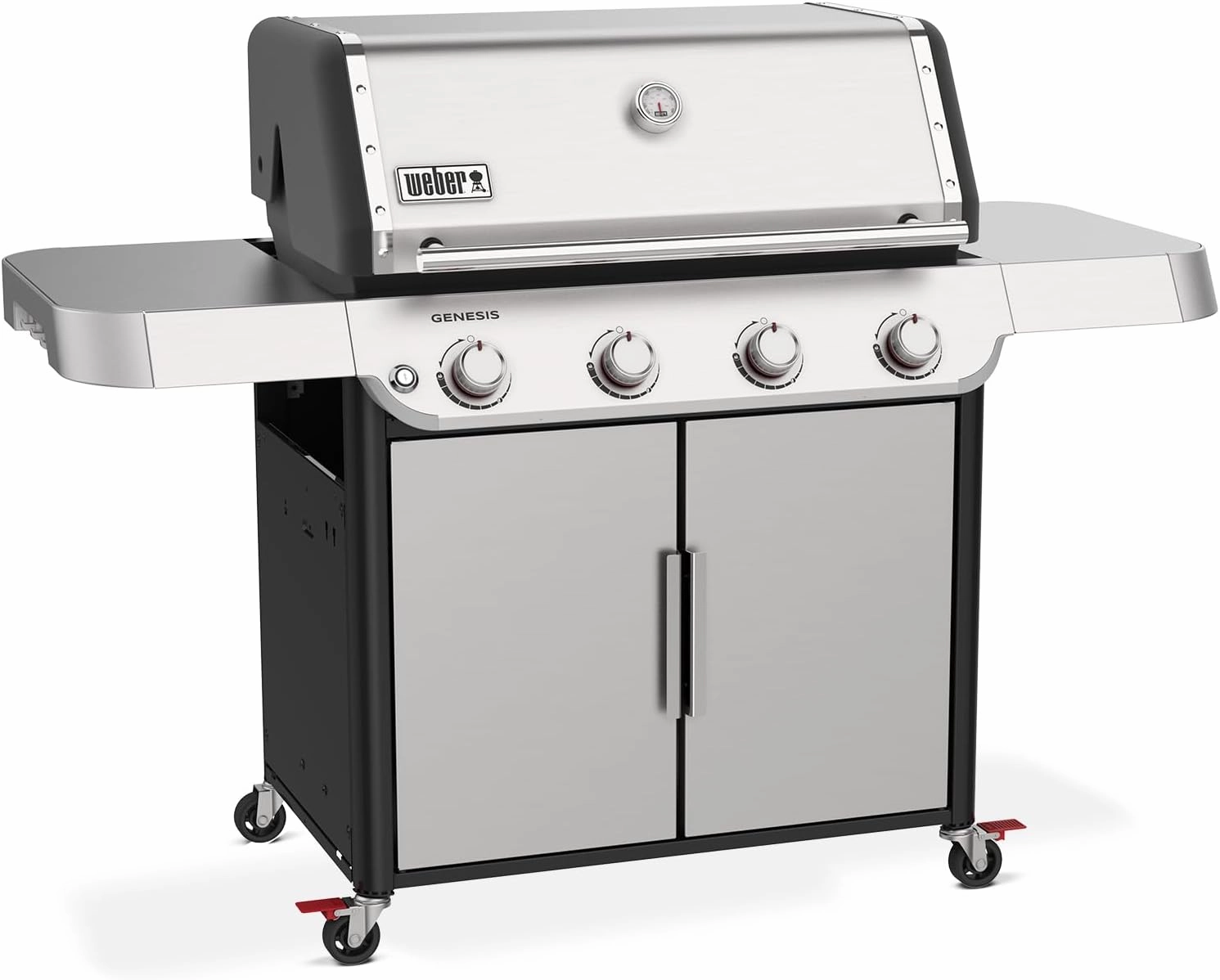 Weber Genesis S-415 Liquid Propane Gas Grill, Stainless Steel