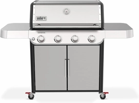 Weber Genesis S-415 Liquid Propane Gas Grill, Stainless Steel