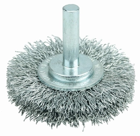 Weiler 36209 Wolverine 2" Crimped Wire Wheel.012 Steel Fill, 1/4" Stem (Pack of 10)