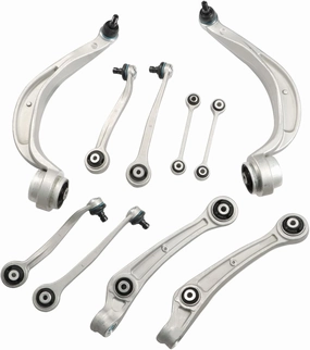 WFLNHB Set of 10 Front Upper & Lower Control Arms Ball Joint Assembly LH & RH Stabilizer Link Kit Replacement for A4 A5 Quattro S4 RS5 Q5 2012-2016