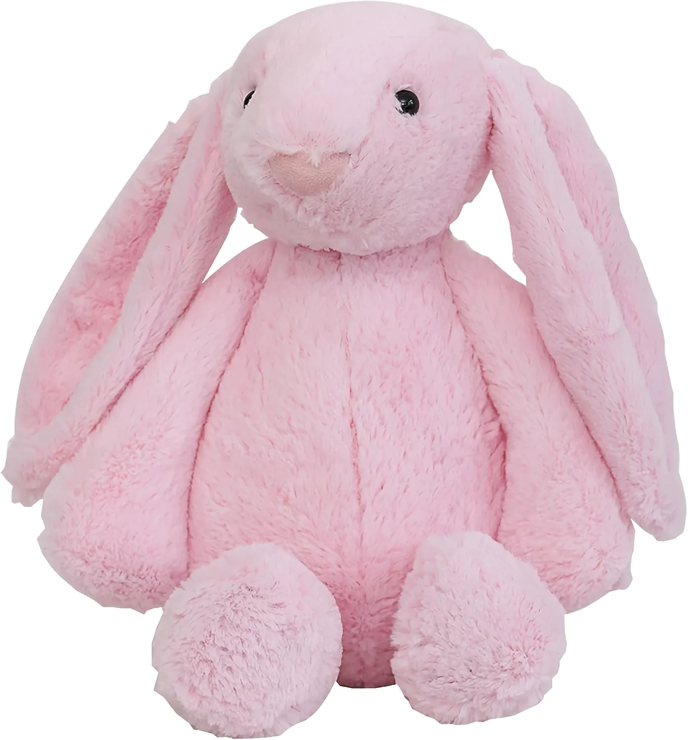 White Bunny Stuffed Animalt - Adorable Plush Companion for Cuddles & Playtime. Soft & Huggable with Lifelike Features. Ideal Gift for Kids (Bonnie Rabbit-Milk White 15.8 inch)