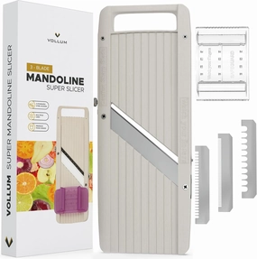 Wide Mandoline Slicer Professional Japanese Mandoline Slicer with Interchangeable Stainless Steel Blades