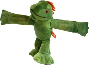 Wild Republic Huggers Iguana, Stuffed Animal, 8 Inches, Slap Bracelet, Plush Toy, Fill is Spun Recycled Water Bottles