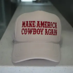 Wilde Roots Make America Cowboy Again Trucker Hat