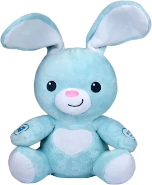winfun Peekaboo Light Up Bunny – Interactive Plush Toy for Babies, Plays Peekaboo with Sounds & Melodies, Soft Tactile Fabric, Satin Ribbon Tags, Ages 6 Months & Up