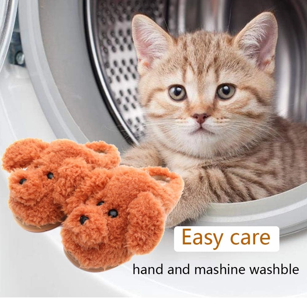 Women's Cute Animal Slippers - Warm Memory Foam Soft Fleece Plush House Slippers for Indoor & Outdoor