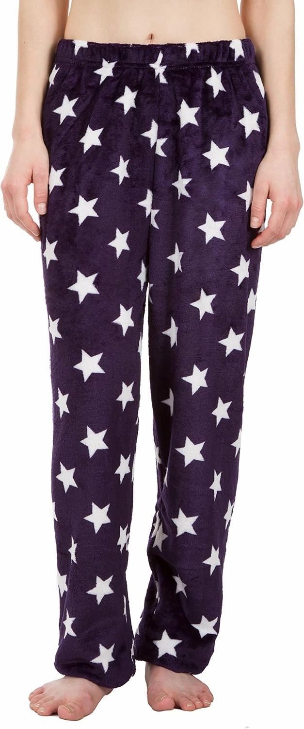 Women's Ultra-Soft Plush Fleece Pajama Pants Sweatpants