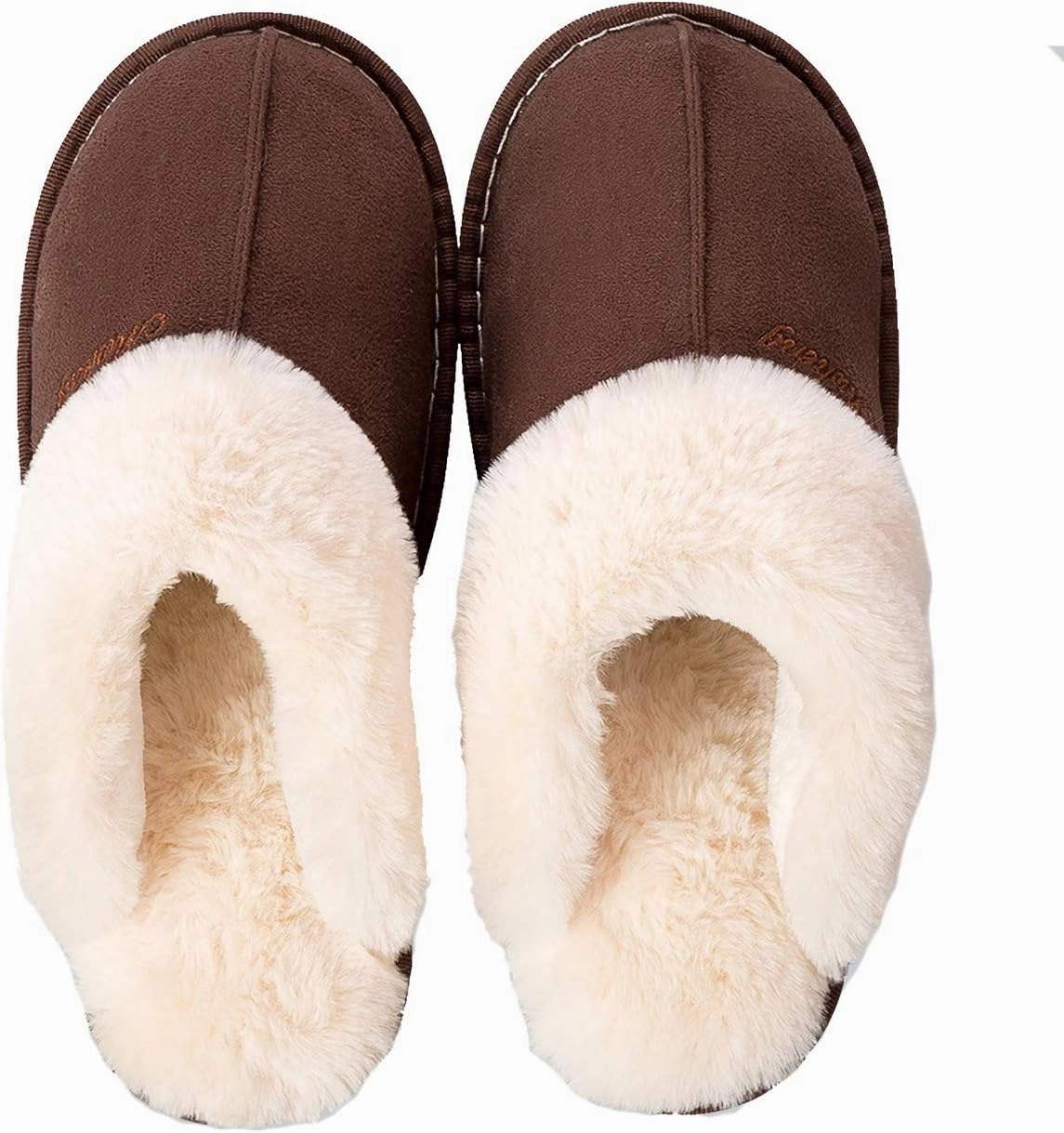 Womens Slippers Soft Plush Warm House Shoes Anti-Slip Fluffy Fur Indoor/Outdoor Slippers