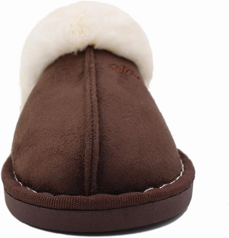 Womens Slippers Soft Plush Warm House Shoes Anti-Slip Fluffy Fur Indoor/Outdoor Slippers