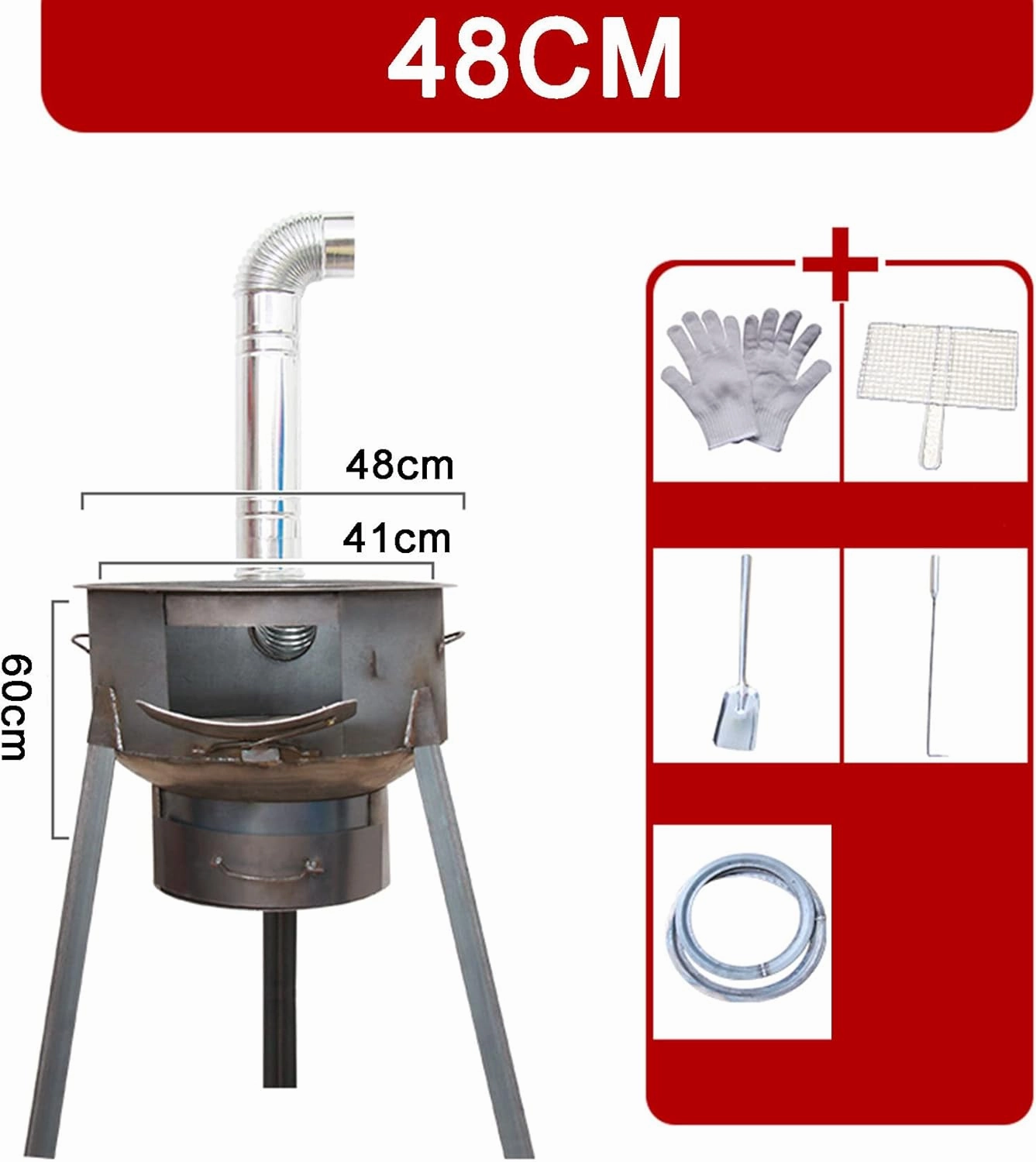 Wood Burning Camping Stove, Folding Portable Ultralight Stainless Steel Backpacking Stove for Hiking, Picnic, Outdoor Cooking
