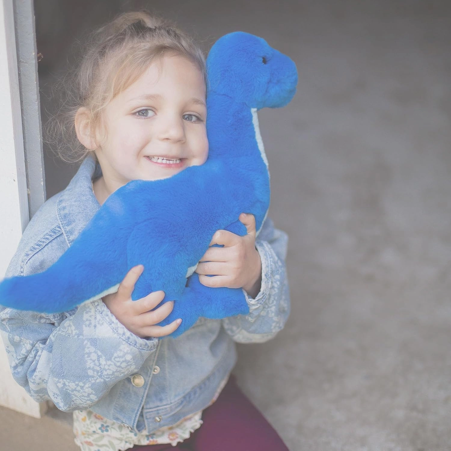 World's Softest Plush Bobo Bronto, Lushee, Large, 16" Stuffed Animal for Baby, Toddler, Kids, Adults - Bronto Plush Toy-Adorable Toy Made from Kid-Friendly, Quality Materials
