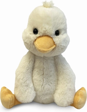 World's Softest Plush Off White .Duck, Lushee, Large, 16" Stuffed Animal for Baby, Toddler, Kids, Adults - Duck Plush Toy-Toy Made from Kid-Friendly, Quality Materials