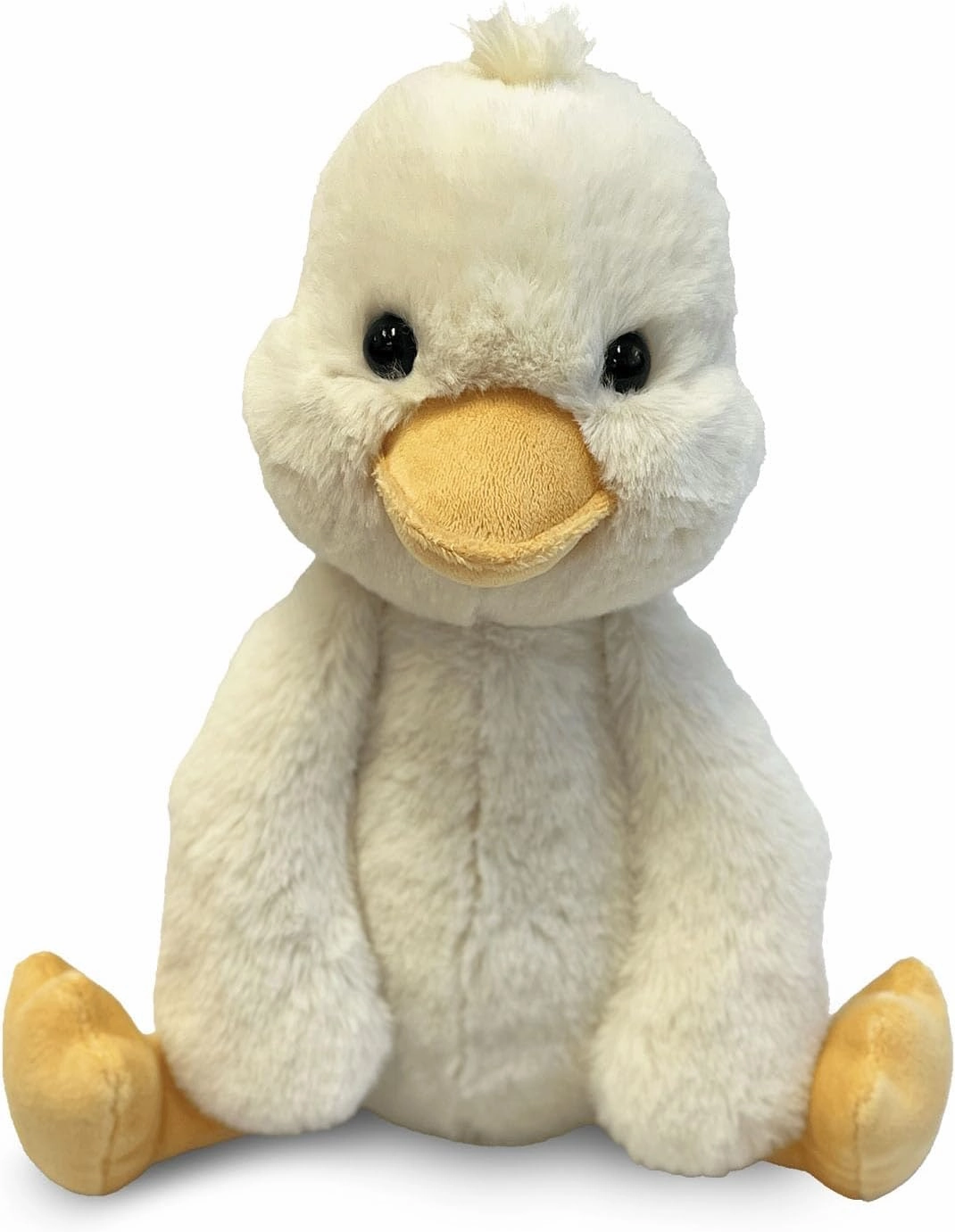 World's Softest Plush Off White .Duck, Lushee, Large, 16" Stuffed Animal for Baby, Toddler, Kids, Adults - Duck Plush Toy-Toy Made from Kid-Friendly, Quality Materials