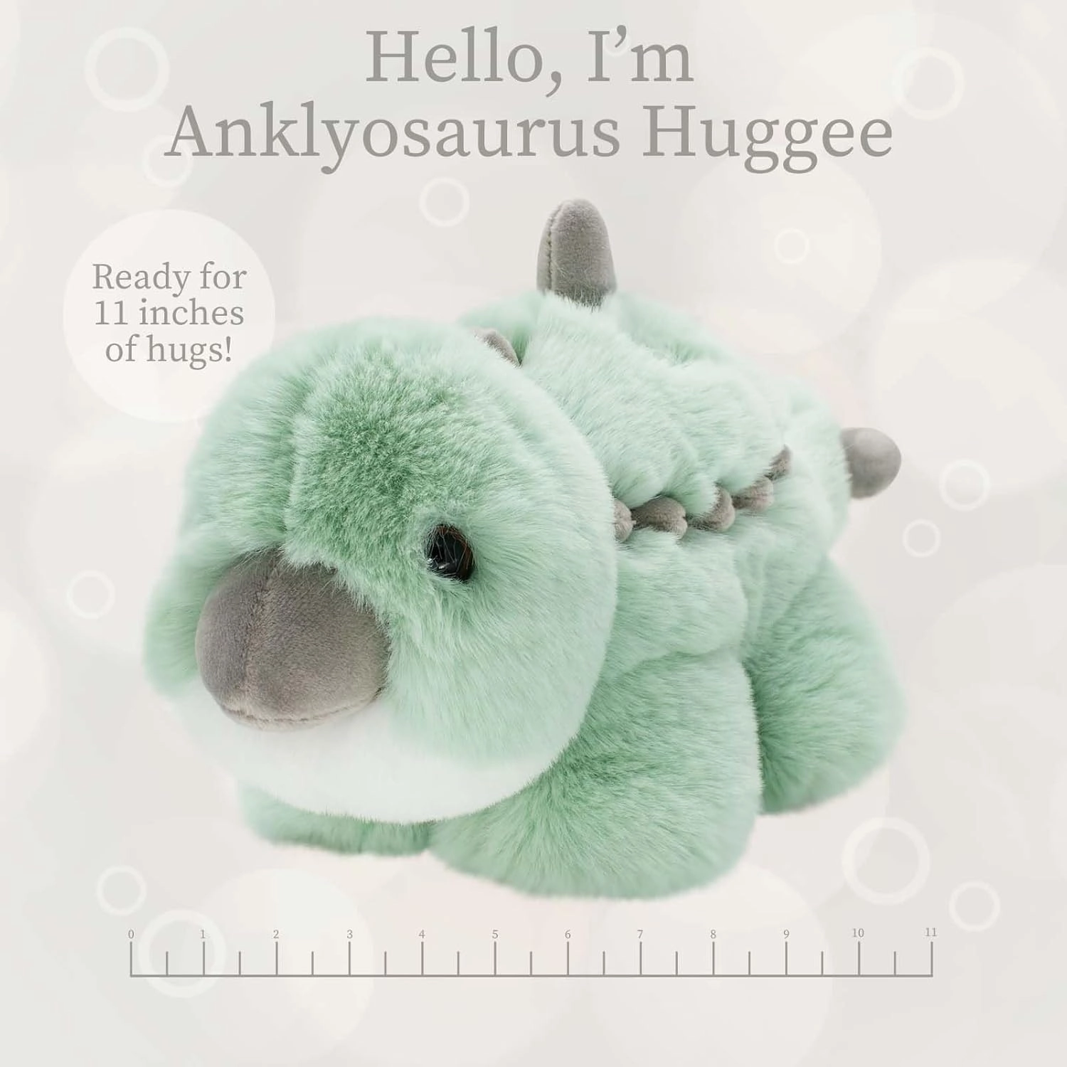 World’s Softest Small Baby Ankylosaurus Stuffed Animal for Baby, Toddler, Kids- Dinosaur Toy- Soft, Huggable Stuffed Ankylosaurus- Adorable Toy Made from Kid-Friendly, Quality Materials