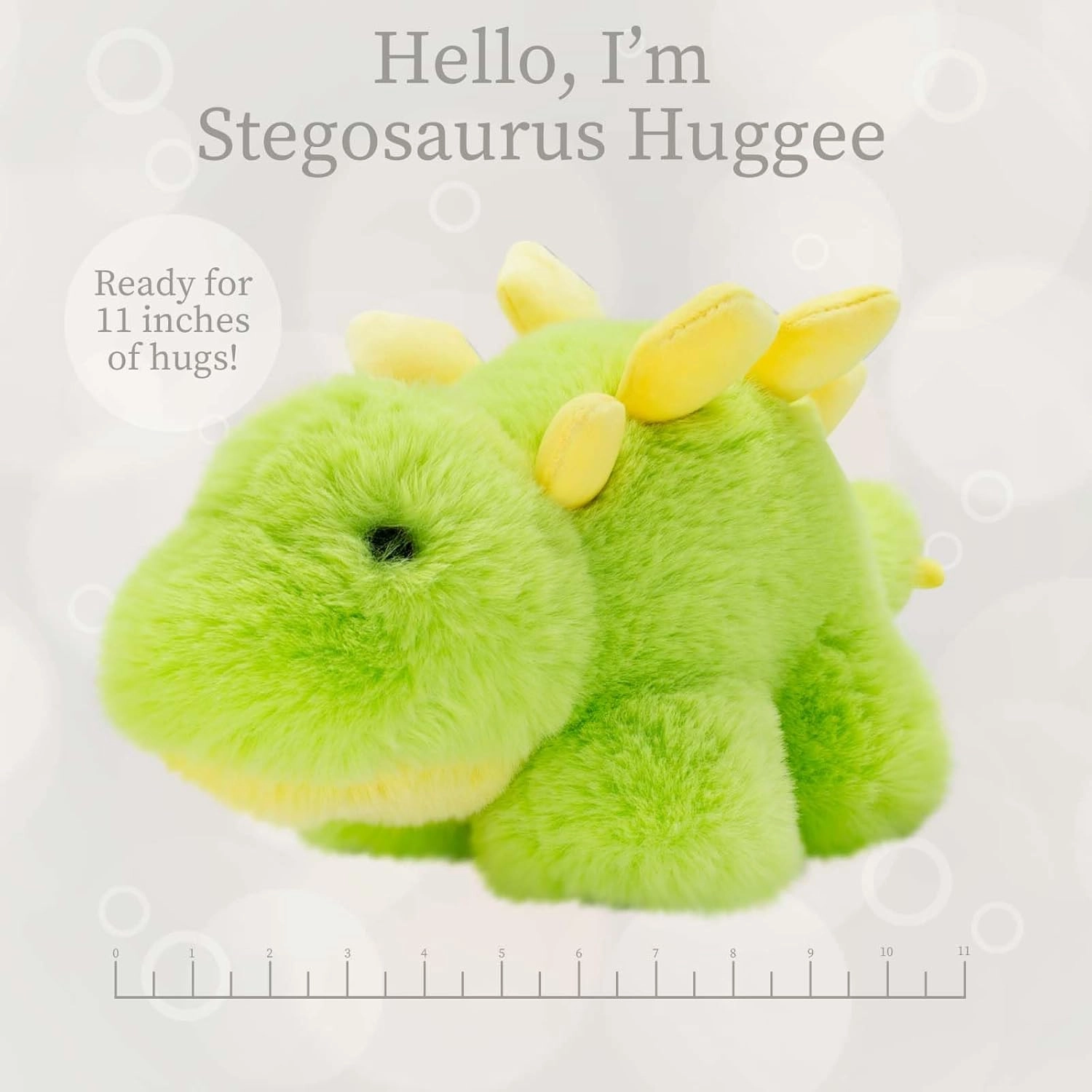 World’s Softest Small Baby Green Stegosaurus Stuffed Animal for Baby, Toddler, Kids- Dinosaur Toy- Soft, Huggable Stuffed Stegosaurus- Adorable Toy Made from Kid-Friendly, Quality Materials