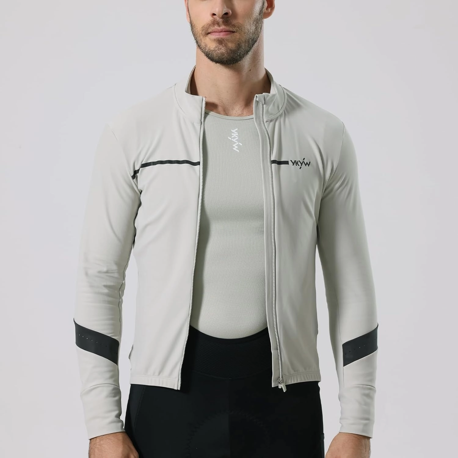YKYWBIKE Men's Cycling Base Layer Sleeveless Cycling Jersey Men Quick Dry Bicycle Undershirt Mesh Bike Base Layer Vests