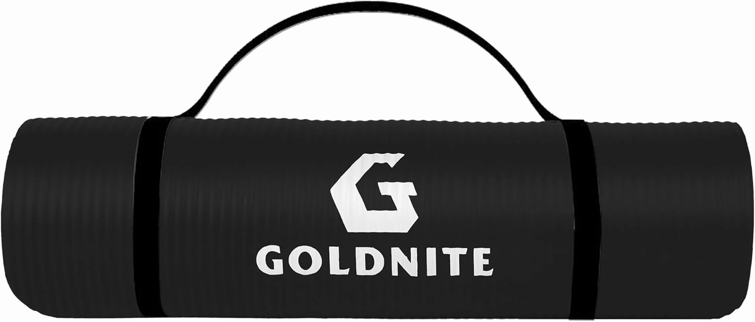 Yoga Mat,1/2 Inch Thick, Colorful Gymnastics Mats with Strap for Women Men, Non-Slip Exercise Mat for Yoga, Pilates, Stretching and Home Workout