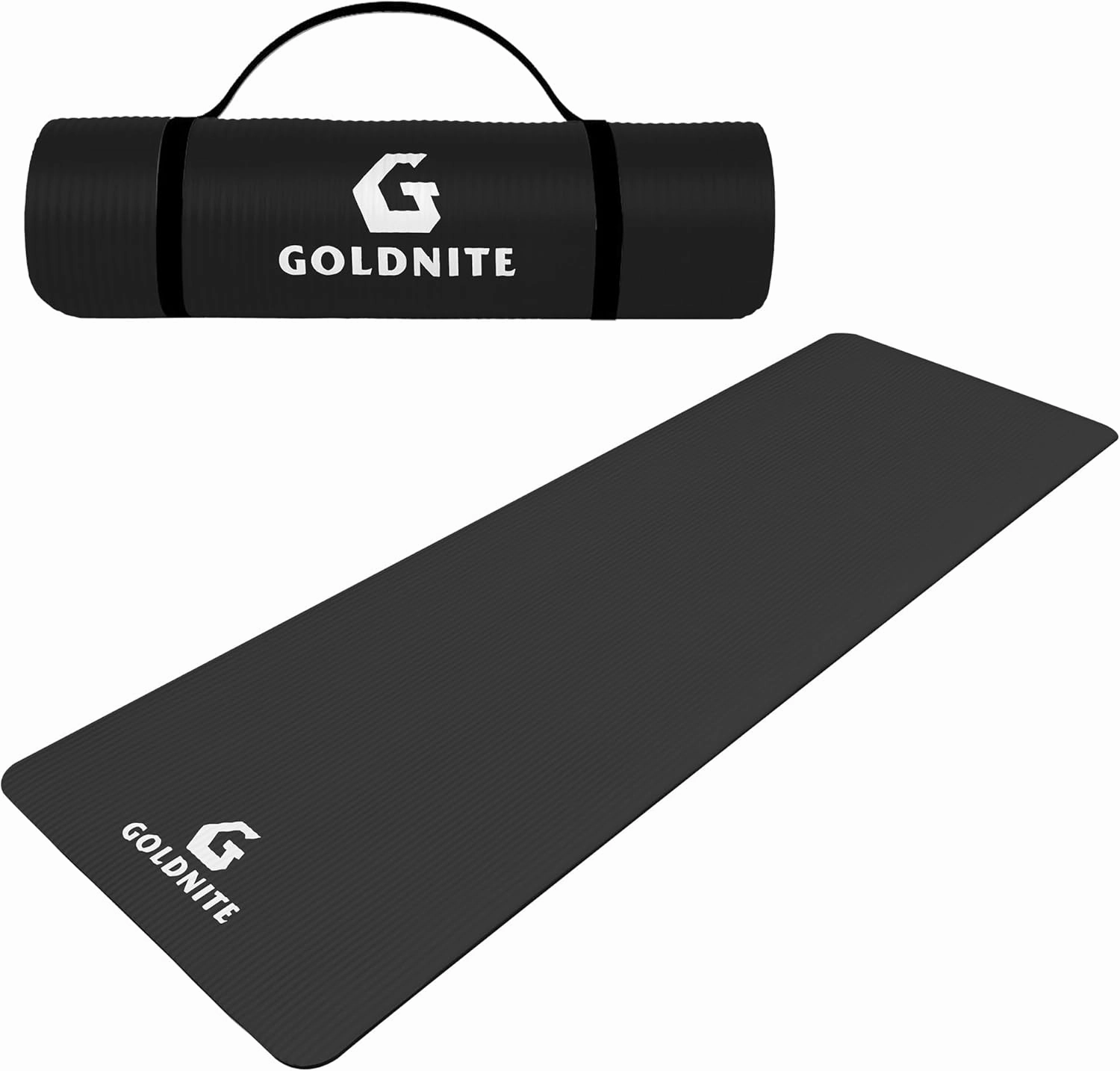 Yoga Mat,1/2 Inch Thick, Colorful Gymnastics Mats with Strap for Women Men, Non-Slip Exercise Mat for Yoga, Pilates, Stretching and Home Workout