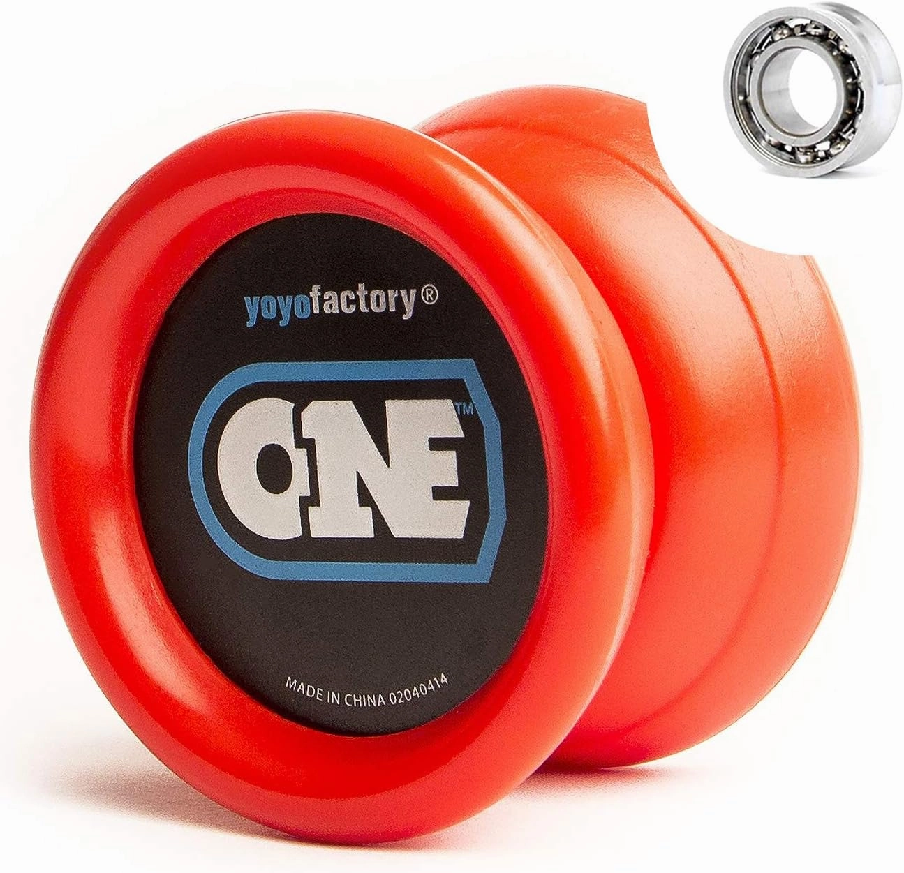 YOYO FACTORY ONE Yo Yo – Beginner Professional Yo-Yo for Kids & Adults | Responsive Trick YoYo for Learning, Practice & Fun - Red