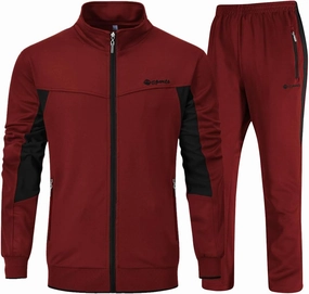 YSENTO Men's Tracksuits Outfits Set 2 Piece Jogging Suits Warm Up Sweatsuits Sweat Track Suits Sets