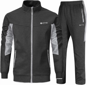 YSENTO Men's Tracksuits Outfits Set 2 Piece Jogging Suits Warm Up Sweatsuits Sweat Track Suits Sets