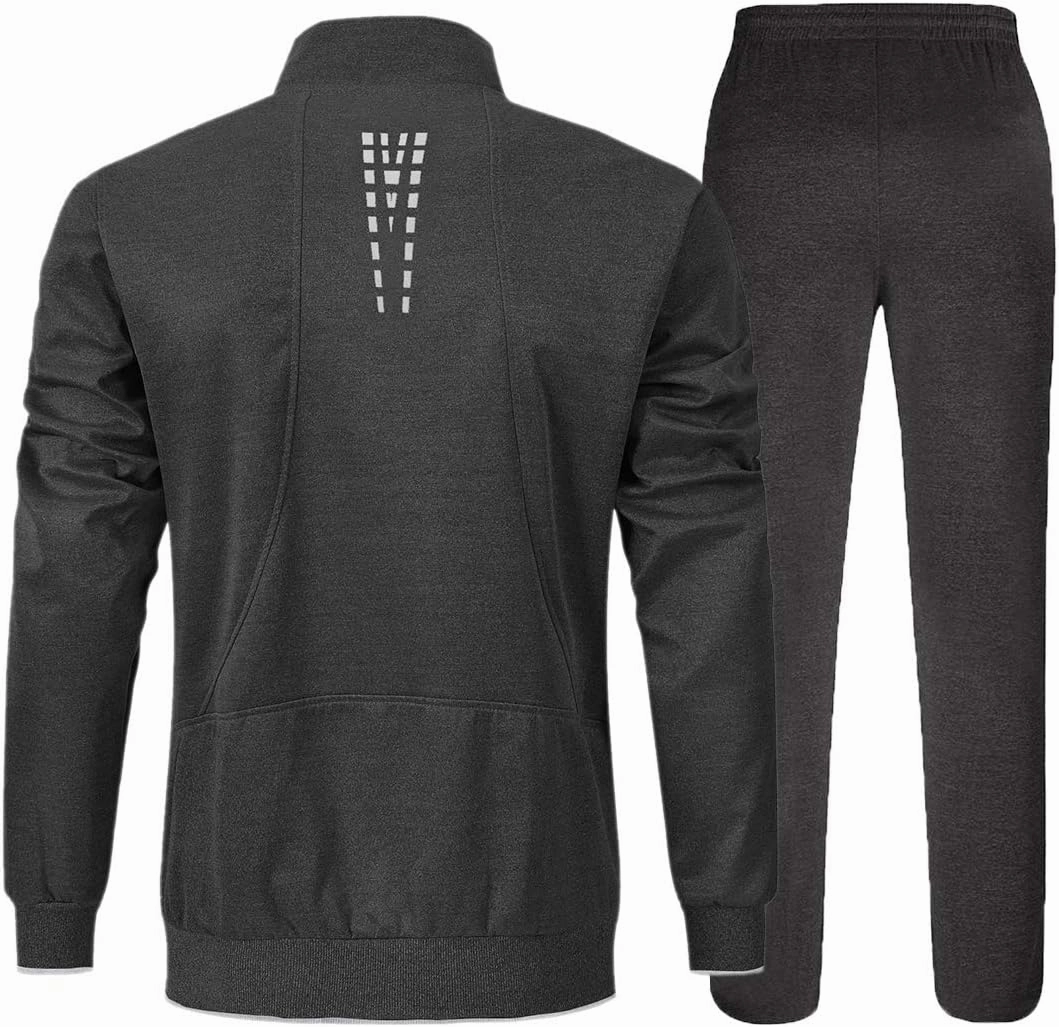 YSENTO Men's Tracksuits Outfits Set 2 Piece Jogging Suits Warm Up Sweatsuits Sweat Track Suits Sets